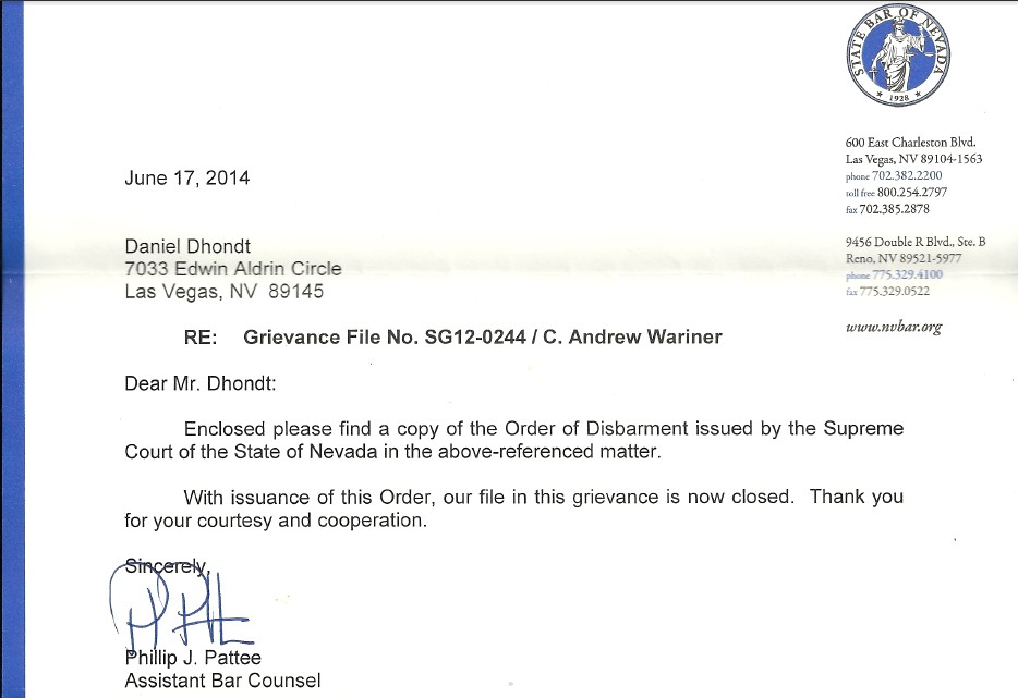 disbarred